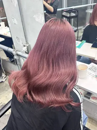 ロング カラー ヘアアレンジ 🎀モテ暖色× エクステ🎀あかりのヘアスタイル