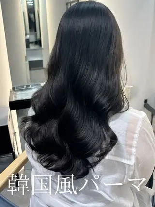 セミロング 韓国風パーマ/ 韓国ヘア/大森千寛のヘアスタイル