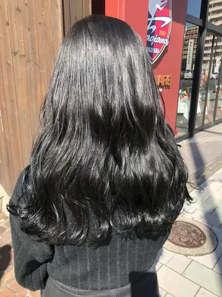 ロング 國次 夕貴のヘアスタイル