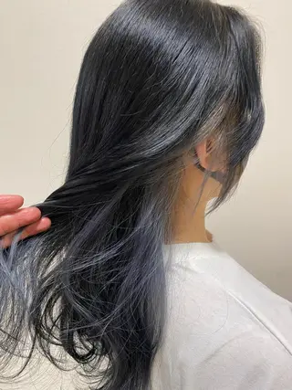 ロング カラー パーマ ヘアアレンジ 🌿レイヤー/ブリー チ/🌿‬JINのヘアスタイル