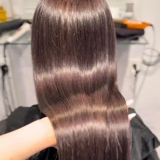 カラー 🎀愛されピンク ラベンダー💜ゆいのヘアスタイル