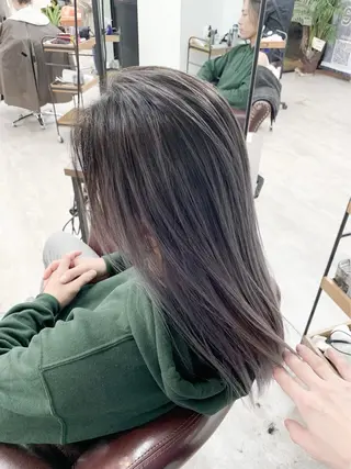 セミロング カラー peqss/ keita🏄‍♂️のヘアスタイル