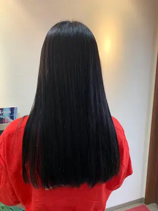 ロング カラー 蓮見  友里のヘアスタイル