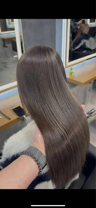 ロング カラー ヘアアレンジ レイヤー×透明感カラ ーHAYATOのヘアスタイル
