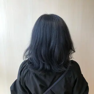 ミディアム カラー 川本 あゆのヘアスタイル