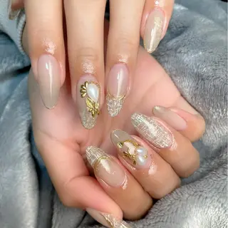 ロング ネイル 下妻ネイルサロン/ 持ちの良いネイルのネイルデザイン