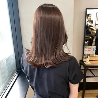 ロング カラー otoha✳︎ くすみ艶カラーのヘアスタイル