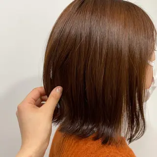 ミディアム カラー 松村 あづみのヘアスタイル