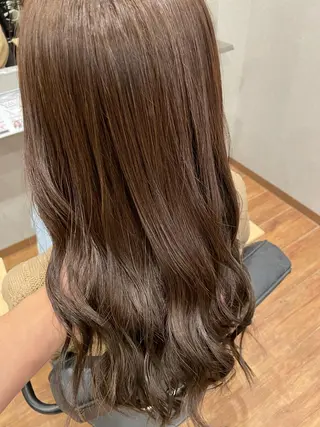 ロング カラー 鵜飼 真伍のヘアスタイル