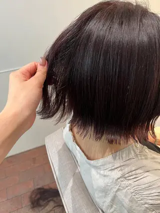 ショート カラー 片岡 由依のヘアスタイル