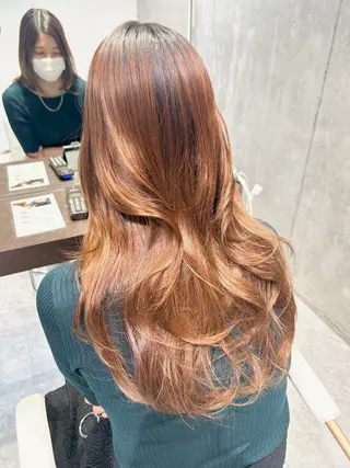 ロング 🫧透明感イルミナ カラー🫧三浦菜々子のヘアスタイル