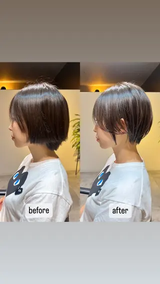 ショート Tamagawa Sakiのヘアスタイル