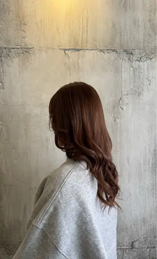 ロング カラー air-H あやのヘアスタイル