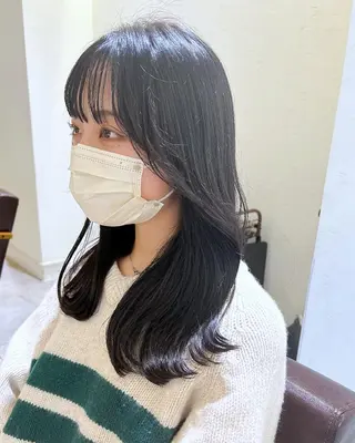 セミロング カラー 韓国ヘア×髪質改善 /yoshikaのヘアスタイル