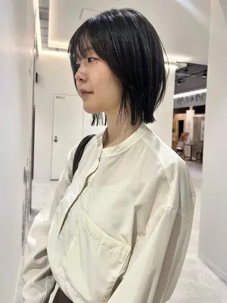 ショート 👔ボブ﹨髪質改善 ストレート🩳ももかのヘアスタイル