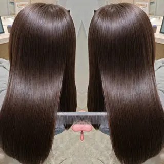 ロング 縮毛矯正✨艶髪　 シノハラ✨髪質改善のヘアスタイル