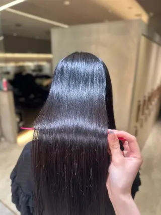 ロング 縮毛矯正Rina🩶 銀座のヘアスタイル