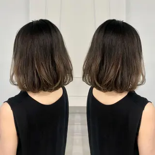 ミディアム カラー ♡美髪•艶髪♡砂川 なつきのヘアスタイル