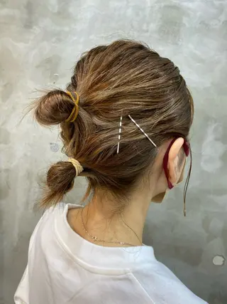 ヘアアレンジ 志賀 あずみのヘアスタイル