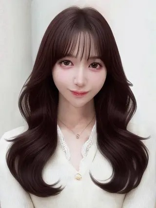 ロング ALLY 原宿のヘアスタイル