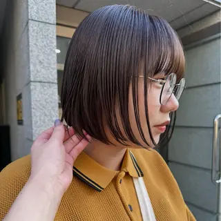 ショート カラー ヘアアレンジ 🌐サトウ リョウ🌐のヘアスタイル