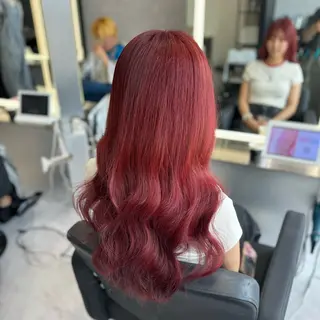 ロング ❤️‍🔥シールエク ＋カラー京❤️‍🔥のヘアスタイル