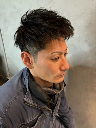 ショート メンズ 穐田 航のヘアスタイル