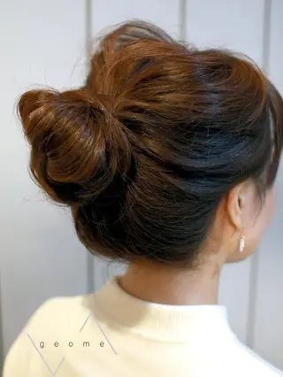 ミディアム ヘアアレンジ 大西 カズマのヘアスタイル