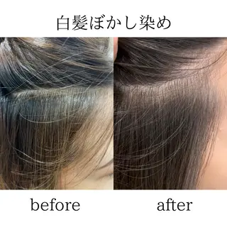 ミディアム カラー 伊藤 欣良のヘアスタイル