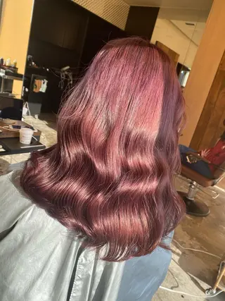 カラー 顔まわりの神様✨ 透明感カラー藤嶋秀幸のヘアスタイル