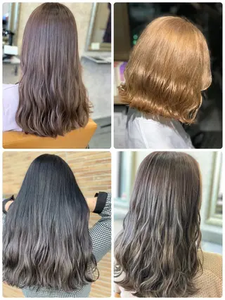 ロング カラー 神山 陽菜のヘアスタイル