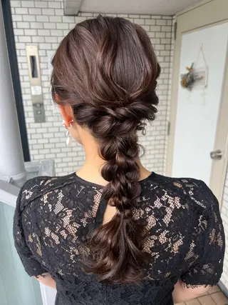 ヘアアレンジ 大人可愛いヘアメイク 💋🧚‍♀️しずかのヘアスタイル