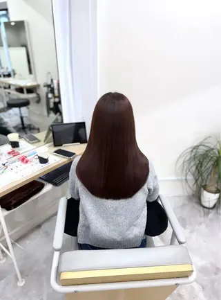 ロング 水尻 佑奈のヘアスタイル