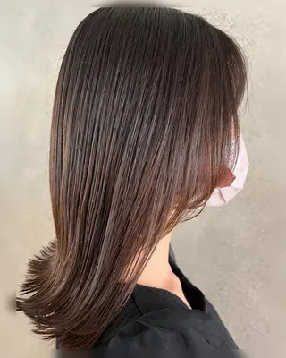 ミディアム 大川 愛未のヘアスタイル