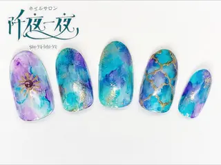 ネイル 六本木ネイル阡夜一夜 当日&持ち込み歓迎のネイルデザイン
