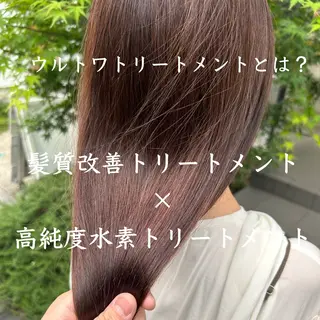 ロング カラー 顔周りカット 【オノザワリョウ】のヘアスタイル
