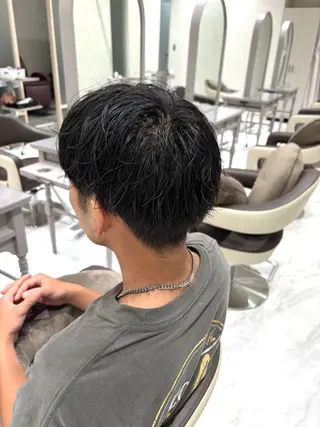 パーマ メンズ レディース募集中🎀 陸 愛夏のヘアスタイル