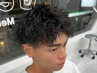 ショート パーマ メンズ 垢抜けメンズパーマ/ だいち先輩のヘアスタイル