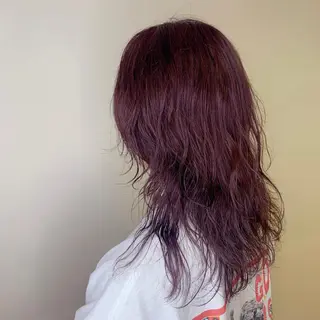 セミロング カラー パーマ 【Sweep】おじま のぞみのヘアスタイル