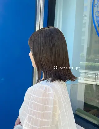ミディアム カラー ヘアアレンジ🪿イデ ミユウ🪿のヘアスタイル
