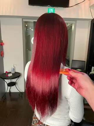 ロング カラー 安田和洋 ブリーチカラー特化のヘアスタイル