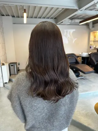 セミロング ハイトーン×似合わせ 🌱中川慎之介のヘアスタイル