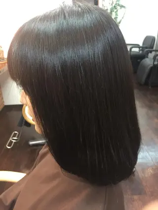 ミディアム パーマ 桧山 真のヘアスタイル