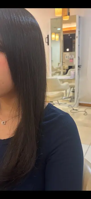 カラー 長野 愛のヘアスタイル