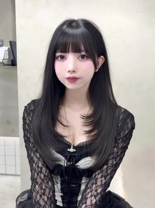 セミロング 谷川が作る熊本1🥇 レイヤーカットのヘアスタイル