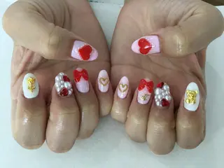 ネイル 💎🐰 saki. m 🐰💎のネイルデザイン