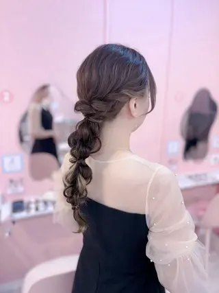 ロング LARME ヘアメ りほのヘアスタイル