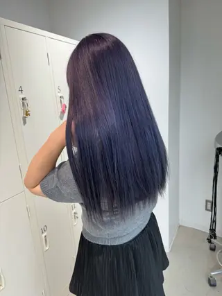 ロング カラー 店長 MANAMI /ブリーチ/骨格ボブのヘアスタイル