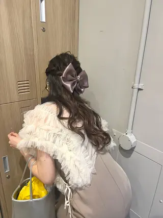 ヘアアレンジ レイヤーカット🍏 オリーブ/ののかのヘアスタイル
