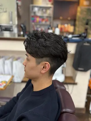 パーマ メンズ 山本 健生のヘアスタイル